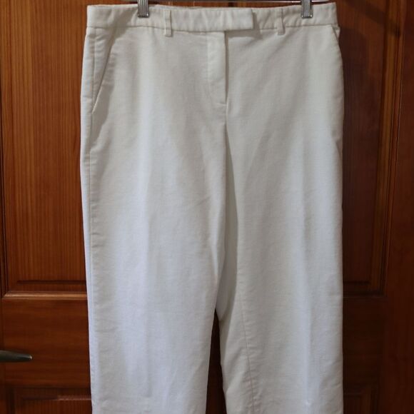 Calvin Klein White Corduroy Jean's Wide Leg 10 - Picture 3 of 14